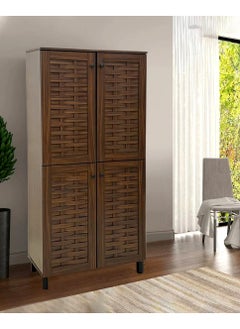 Generic Wooden Shoe Rack Modern Storage Cabinet For Shoes 165*80*40 CM  - Image 2