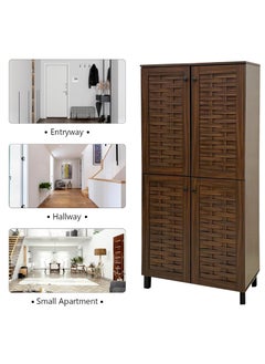 Generic Wooden Shoe Rack Modern Storage Cabinet For Shoes 165*80*40 CM  - Image 4