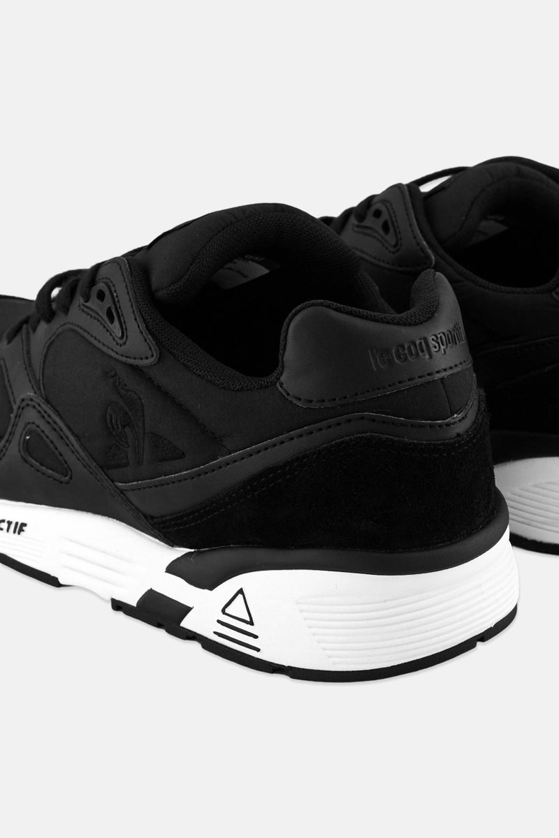 le coq sportif Men Dynactif R850 Lace Up Running Shoes, Black  - Image 4