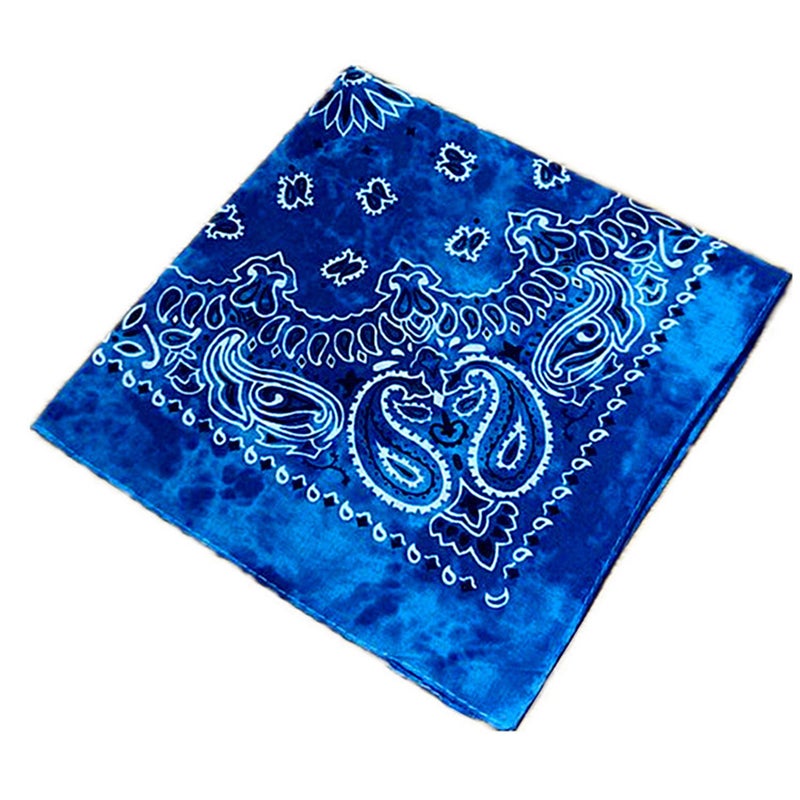 6 Pcs/1 Pack Colorful Paisley Bandanas Flower Pattern Hiphop Headscarf Fashion Outdoor Headscarf Beautiful Cotton Headband (Mixed Color) - Image 2