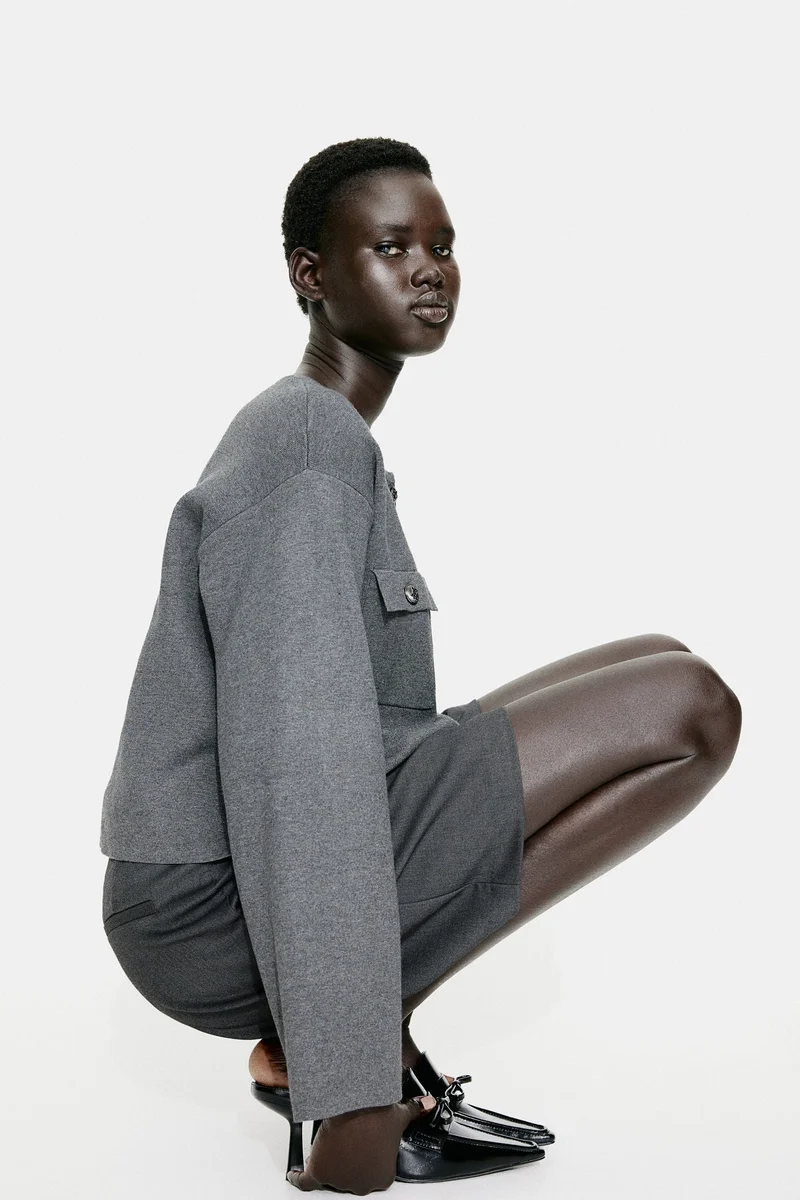 اتش اند ام Pocket-Detail Cardigan