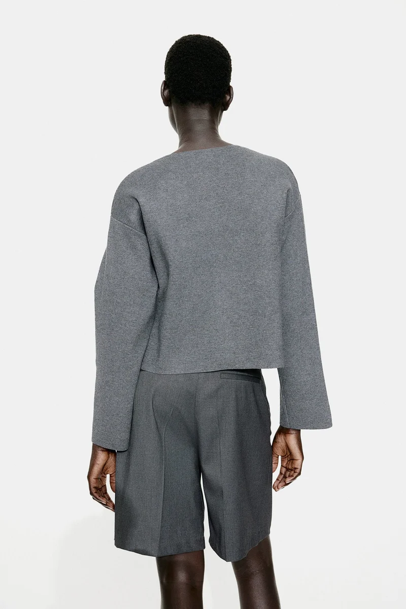 اتش اند ام Pocket-Detail Cardigan