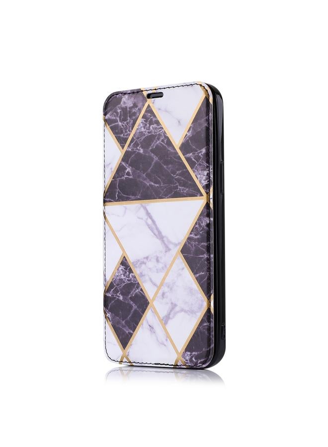 Zaboon Case For iPhone 12 / 12 Pro Bronzing Plating PU + TPU Horizontal Flip Leather Case with Holder & Card Slot - Image 2