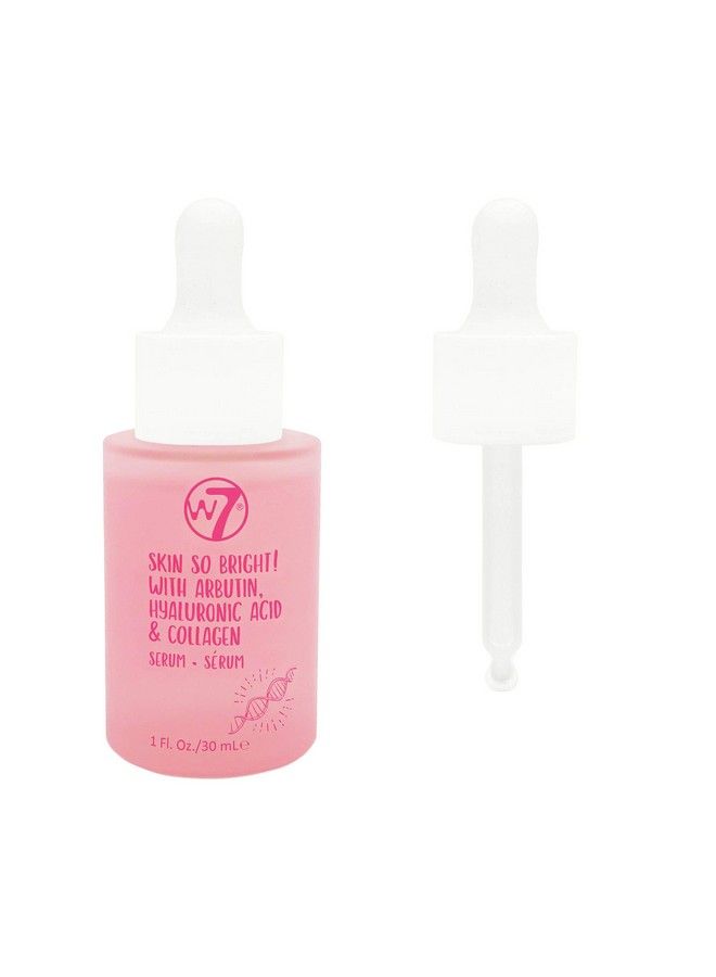 W7 Skin So Bright Face Serum Hyaluronic Acid & Collagen Facial Serum Rejuvenating & Renewing Skin - Image 1