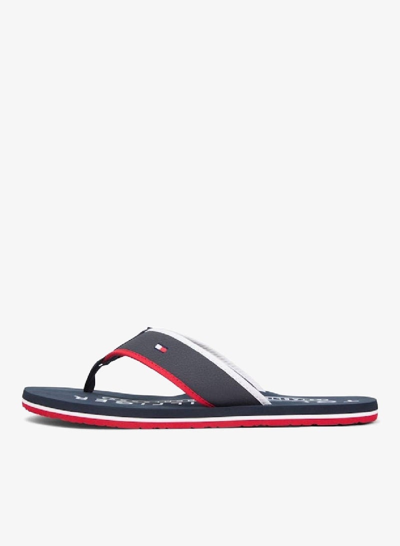 TOMMY HILFIGER Flag Embroidery Flip-Flops - Image 1
