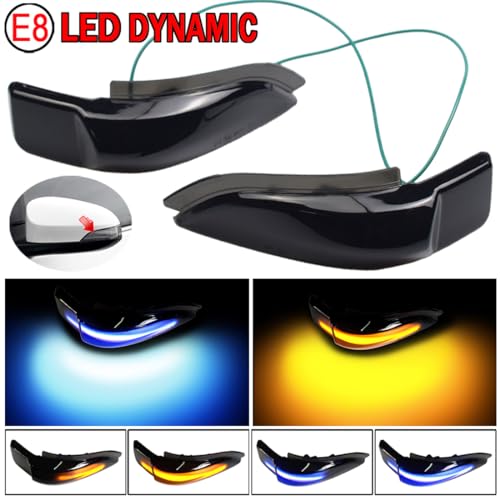 WEPARTICULAR LED Dynamic Side Mirror Turn Signal Indicator Light Compatible for Toyota Corolla Camry Prius C Avalon RAV4 2013 2016 Indicator Blinker Sequential Rear View Mirror LED Light Pack for 2 - Image 5