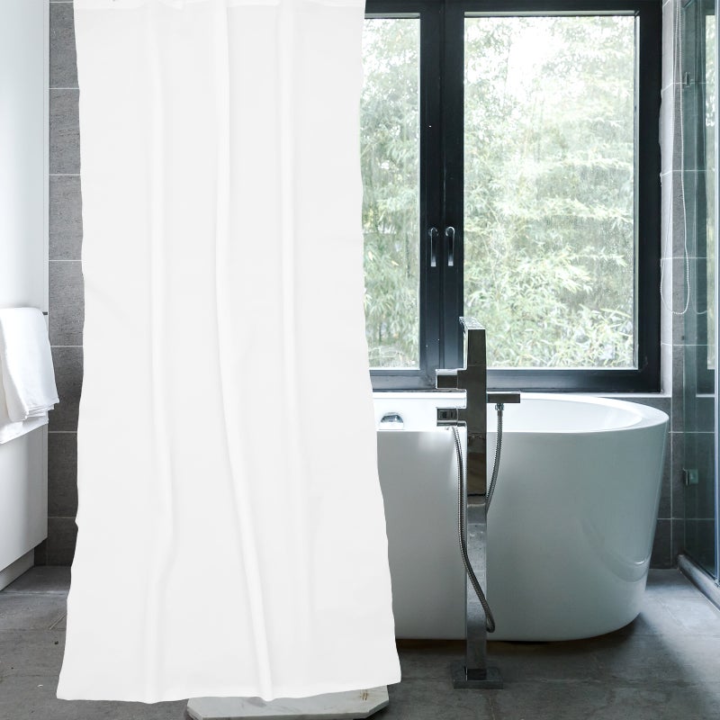 🚽 ستارة دش مودرن من مادة بي ا مقاومة للتمزق مناسبة للحمامات والفنادق - Image 5
