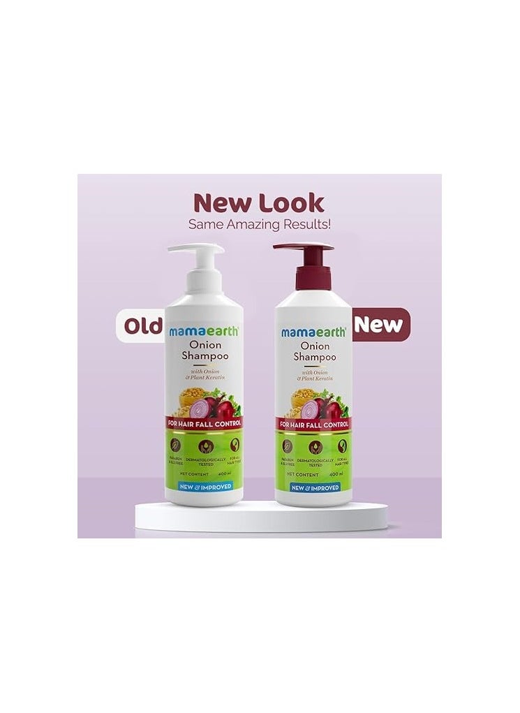 Mamaearth Onion Shampoo Pack of 2-400ml