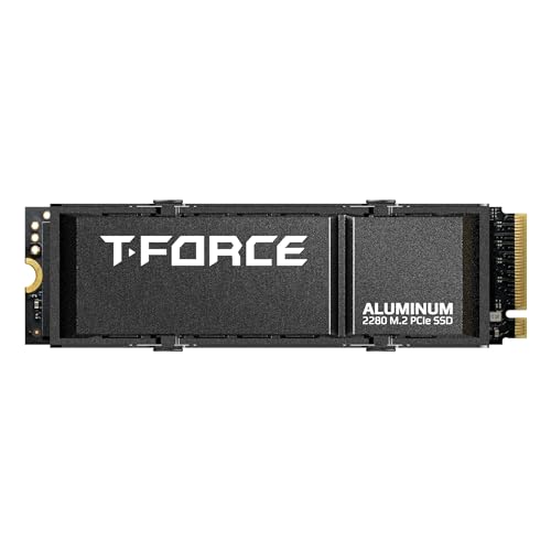 TEAMGROUP T-Force G70 PRO Aluminum Heatsink 2TB DRAM SLC Cache 3D TLC NAND NVMe InnoGrit PCIe Gen4x4 M.2 2280 Gaming Internal SSD Works with PS5 Read/Write 7400/6800 MB/s TM8FFH002T0C128 - Image 1