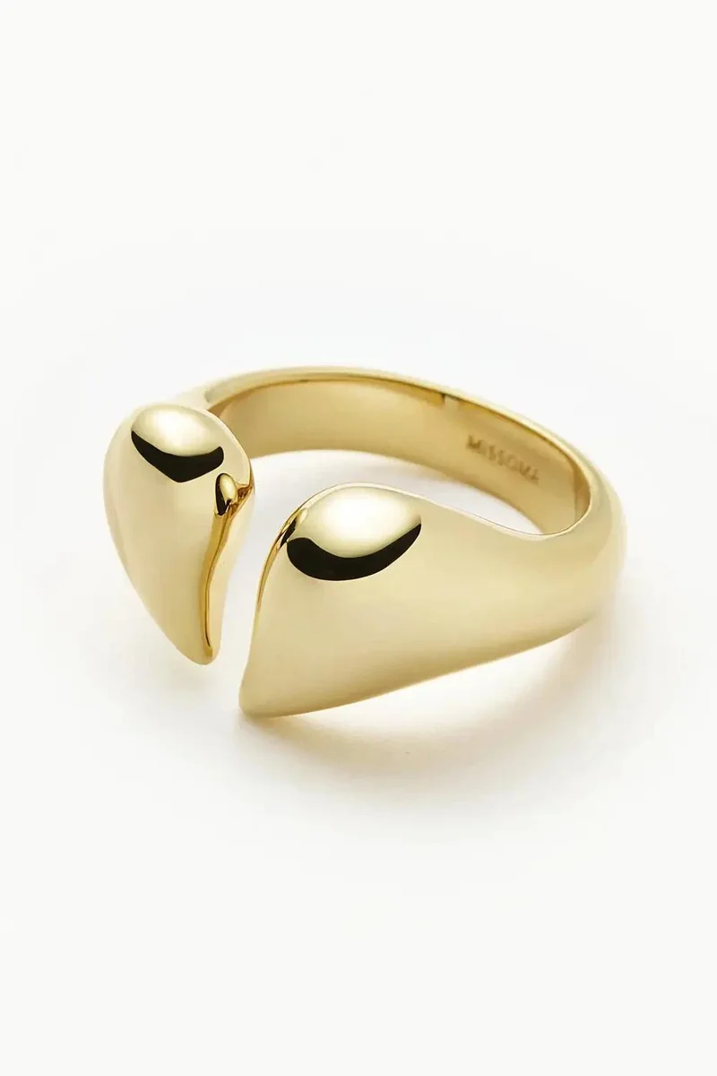 Missoma Molten Heart Statement Ring.