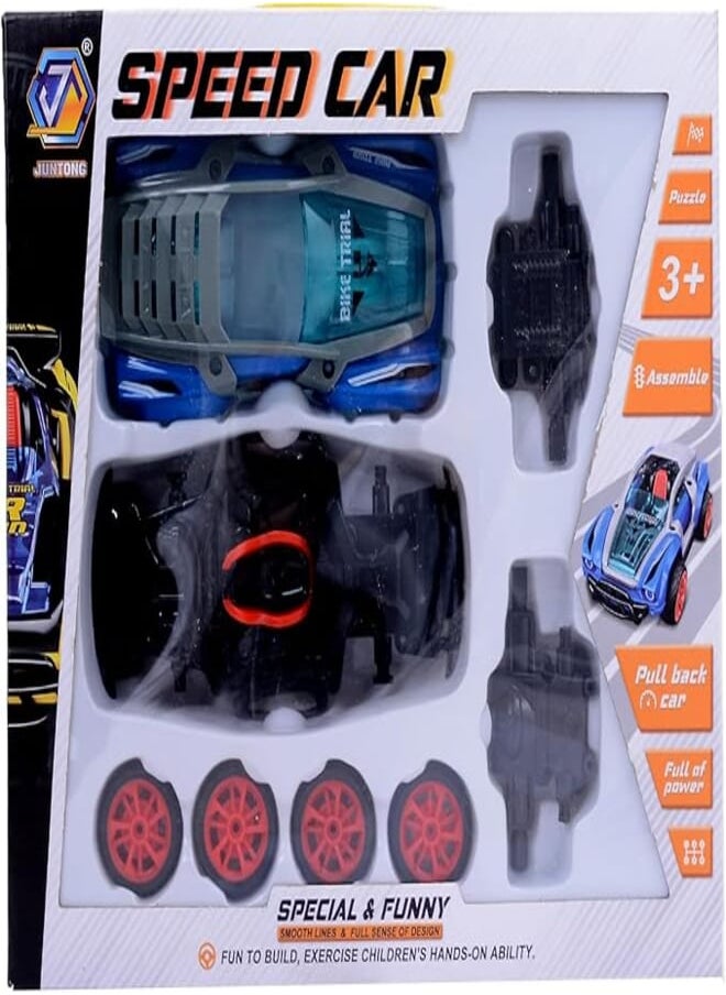 DIY assemble car 2assorted - shape 1-114 