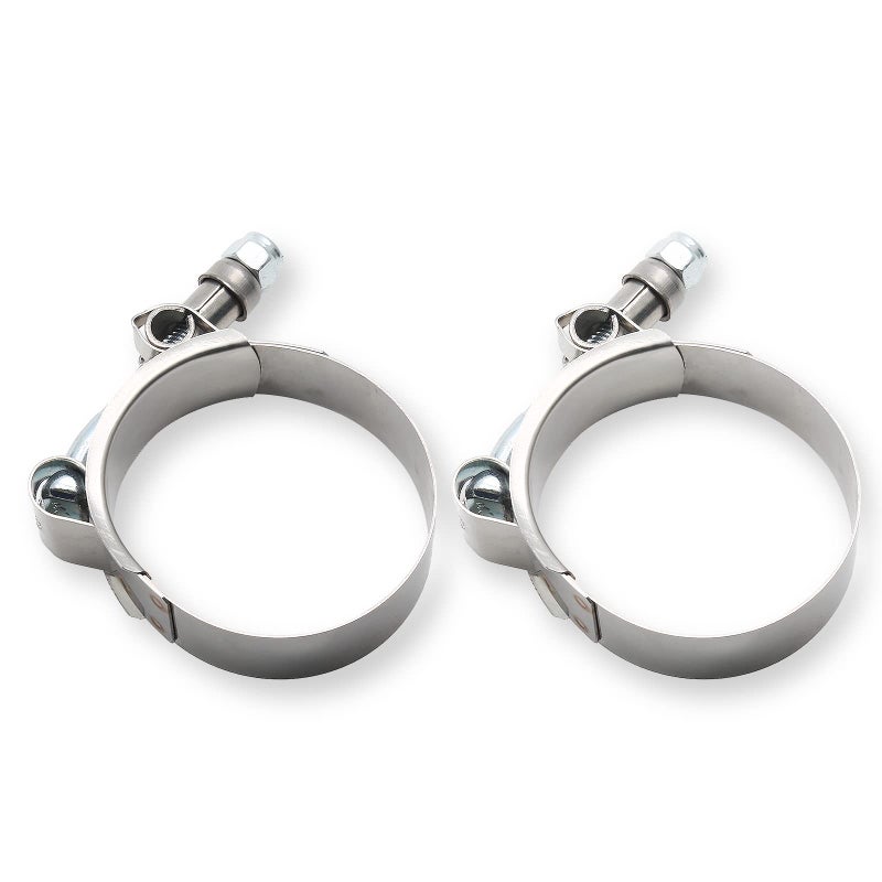 Jersvimc 2Pcs 1 34 Inch TBolt Hose Clamps for Range 5157mm Stainless Steel T Clamp Adjustable Turbo Clamps Intercooler Hose Clamp for 175 ID - Image 4