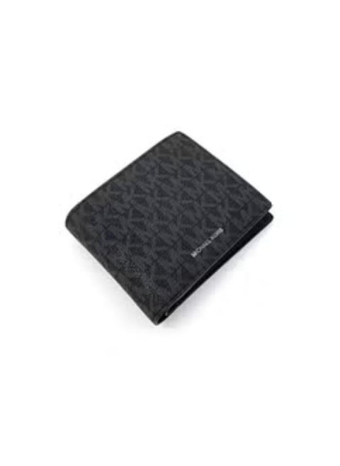 Michael Kors Black Pattern Wallet with Matching Card Holder – Stylish & Functional Designer Duo with 10 Card Slots & 2 Main Pockets