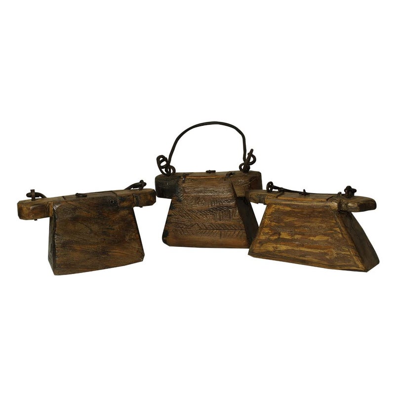 Indune Lifestyle Indunes Vintage Carved Wooden Oil Box  - Image 2