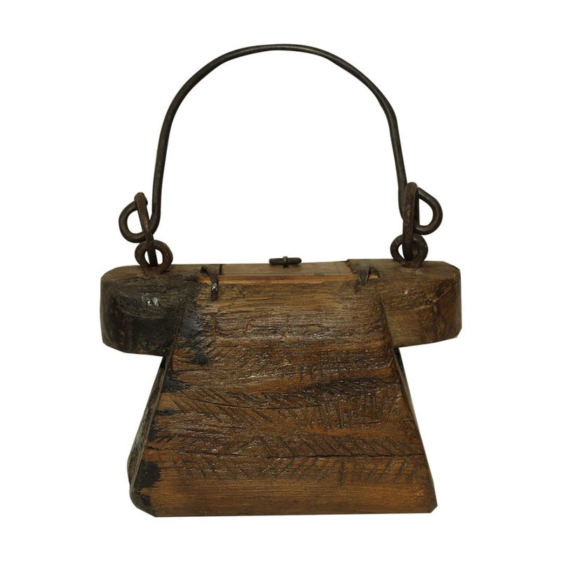 Indune Lifestyle Indunes Vintage Carved Wooden Oil Box  - Image 1