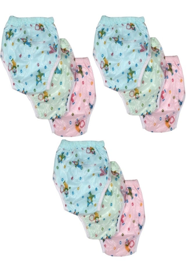 Modern Heados Reusable Fabric Diapers/Washable Cloth Diapers with Inserts Adjustable Cloth Diapers for Babies Suitable for Boys (Multicolor, Pack of 9) - Image 1