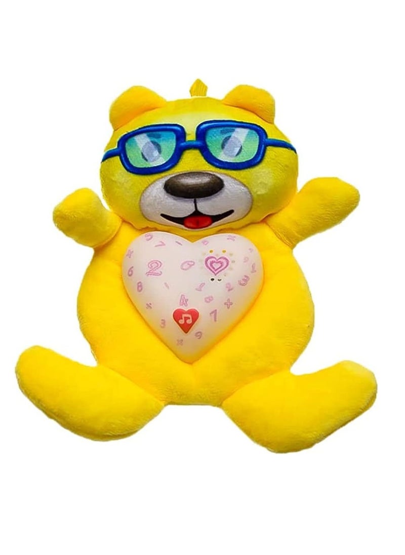MUMS PLANET Interactive Talking Light-Up Teddy Bear for Kids: Sound, Light, Recording and Echoing Voices - Educational Toy and Special Gift for Toddlers  - Image 1
