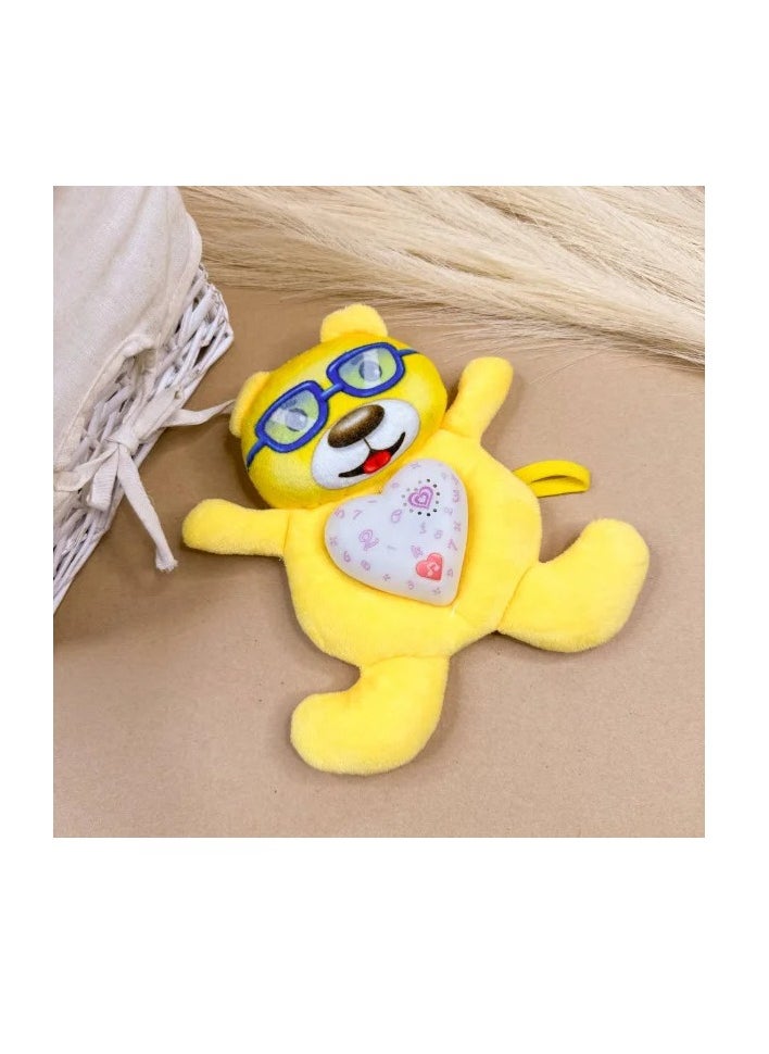 MUMS PLANET Interactive Talking Light-Up Teddy Bear for Kids: Sound, Light, Recording and Echoing Voices - Educational Toy and Special Gift for Toddlers  - Image 2