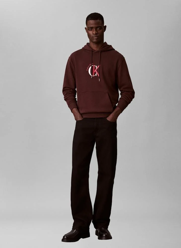 Calvin Klein Jeans  Graphic Terry Hoodie for Men | Best Price UAE