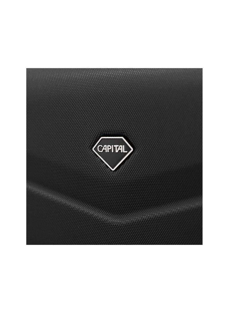 CAPITAL Hardside Luggage Trolley Bag 3-Piece set,Black (S-20",M-24",L-28",XL-32") - Image 5