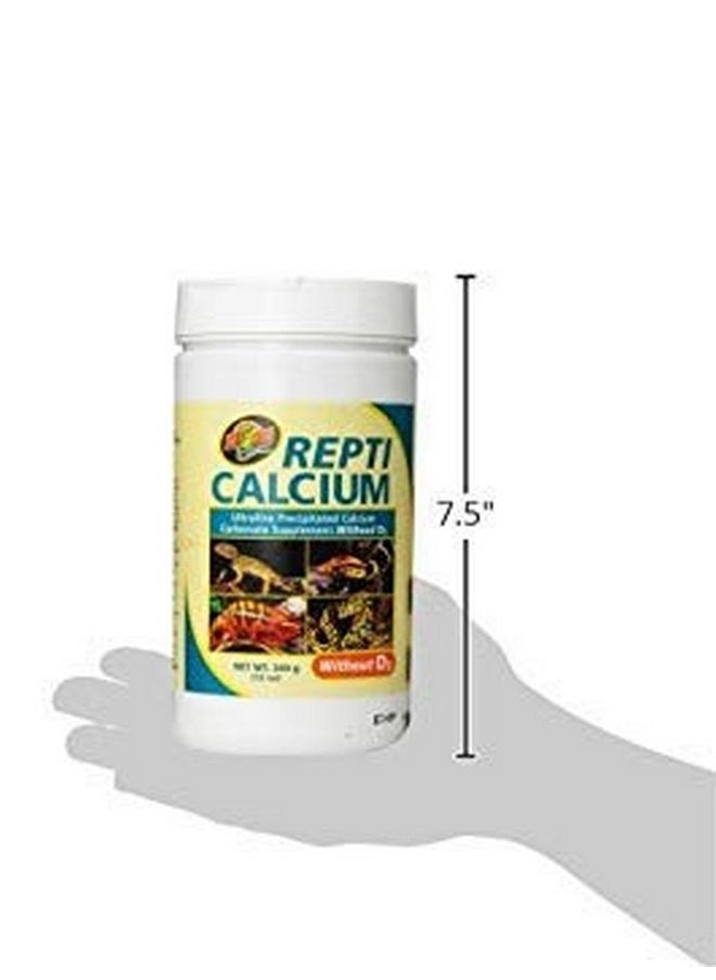 Zoo Med Zoo Med Repti Calcium Ultra Fine Precipitated Calcium Carbonate Reptile Supplement without Vitamin D3, 12-Ounce  - Image 3