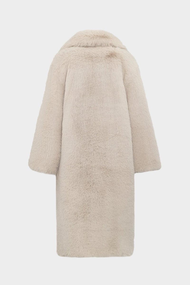 Açelya Okcu Açelyaokcu Long Haired Women's Rex Fur Coat  - Image 2