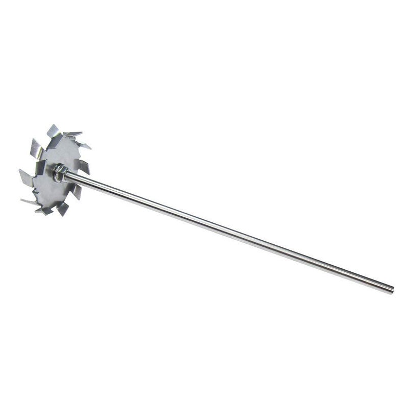 YUCHENGTECH Dispersing Disc Dispersion Impeller Dispersing Machine Blade Paddle Impeller Stainless Steel 6cm Disc with 8X300mm Rod (2.36″disc with 0.31″X11.8″Rod) - Image 2