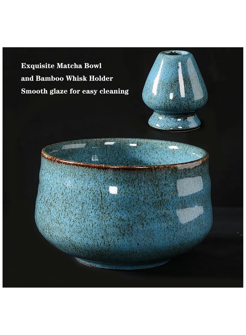 GuRiver Matcha Tea Set,7-Piece Matcha Green Tea Whisk Set , Japanese Tea Set, Include Matcha Bowl, Matcha Bamboo Whisk, Scoop, Whisk Holder, Matcha Whisk Set, Matcha Green Tea Making Kit - Image 4