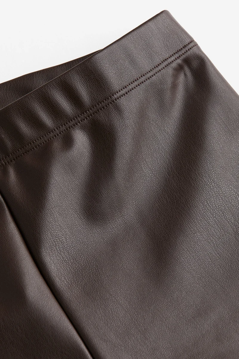 H&M Imitation leather leggings
