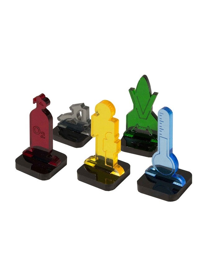 The Broken Token Acrylic Tokens - Terraforming Mars Compatible Replacement Token Set, Pack of 5 - Image 1