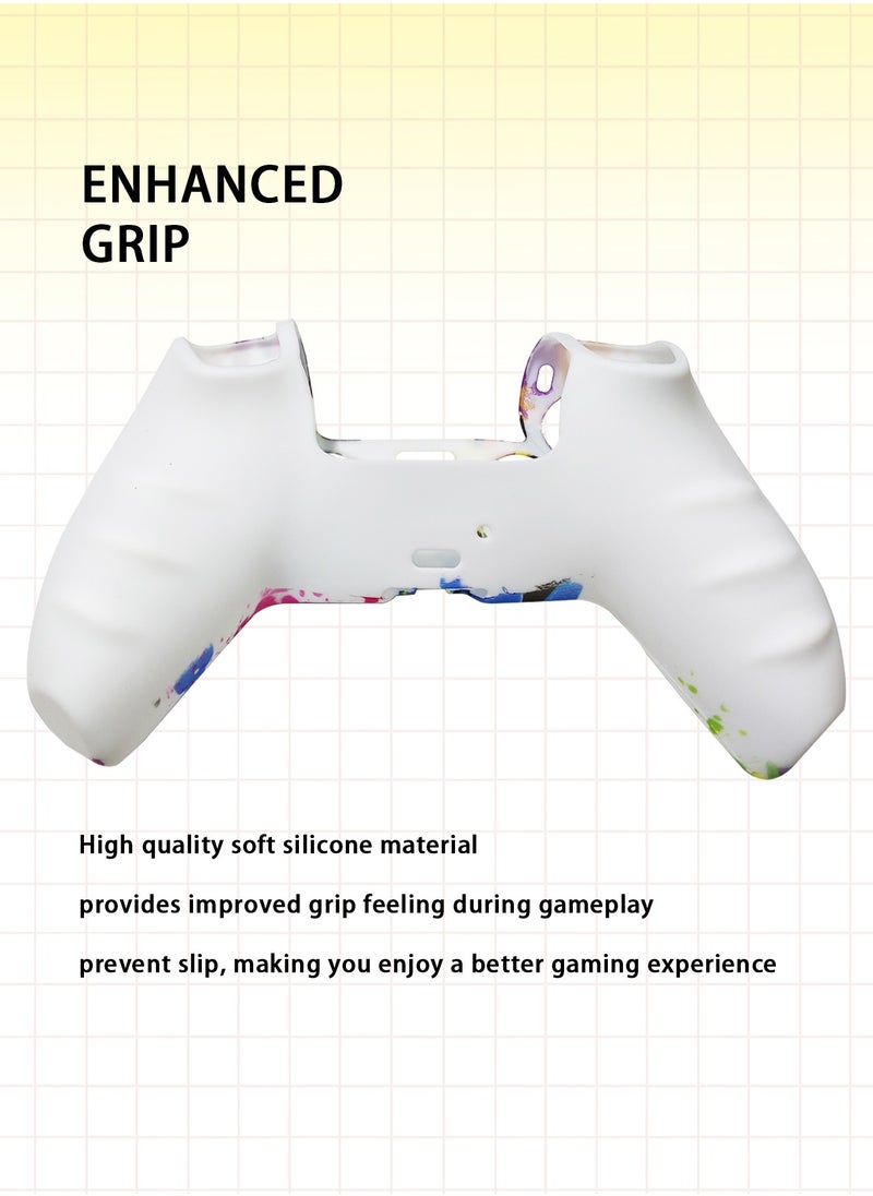 X-level Silicone Shell Accessories For Sony 5 PS5 Wireless Controller Handles With  Ergonomic Soft Ultra-Thin Silicone Protective Cover Gamepad Casefor Playstation 5 DualSense Wireless Controller  - Image 2