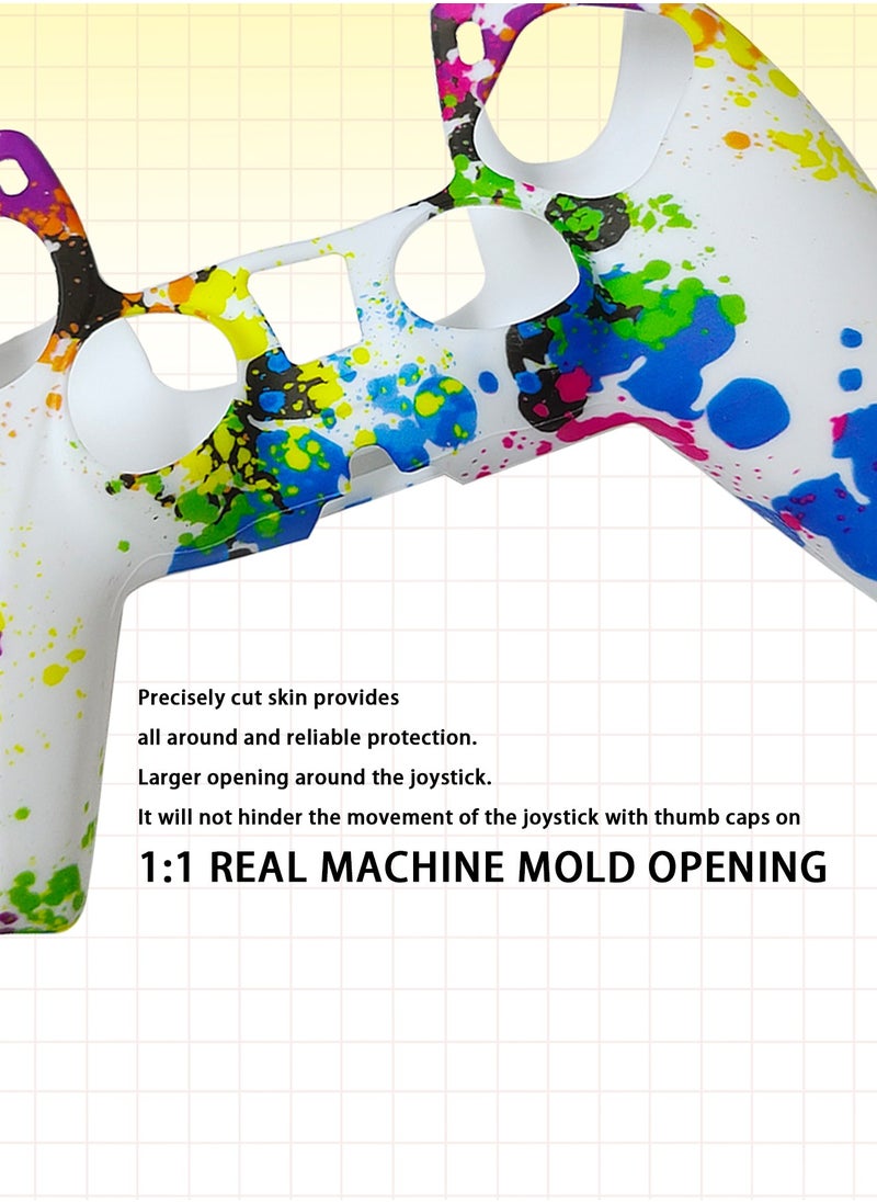 X-level Silicone Shell Accessories For Sony 5 PS5 Wireless Controller Handles With  Ergonomic Soft Ultra-Thin Silicone Protective Cover Gamepad Casefor Playstation 5 DualSense Wireless Controller  - Image 4