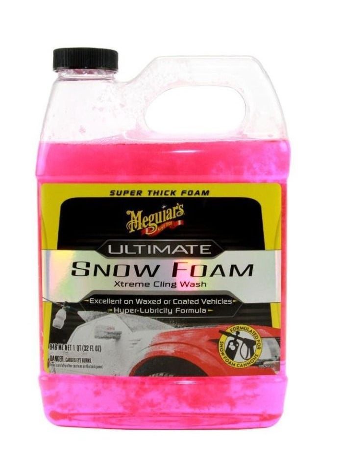 Meguiars car wash shampoo with extreme snow foam 32oz 946 ML 