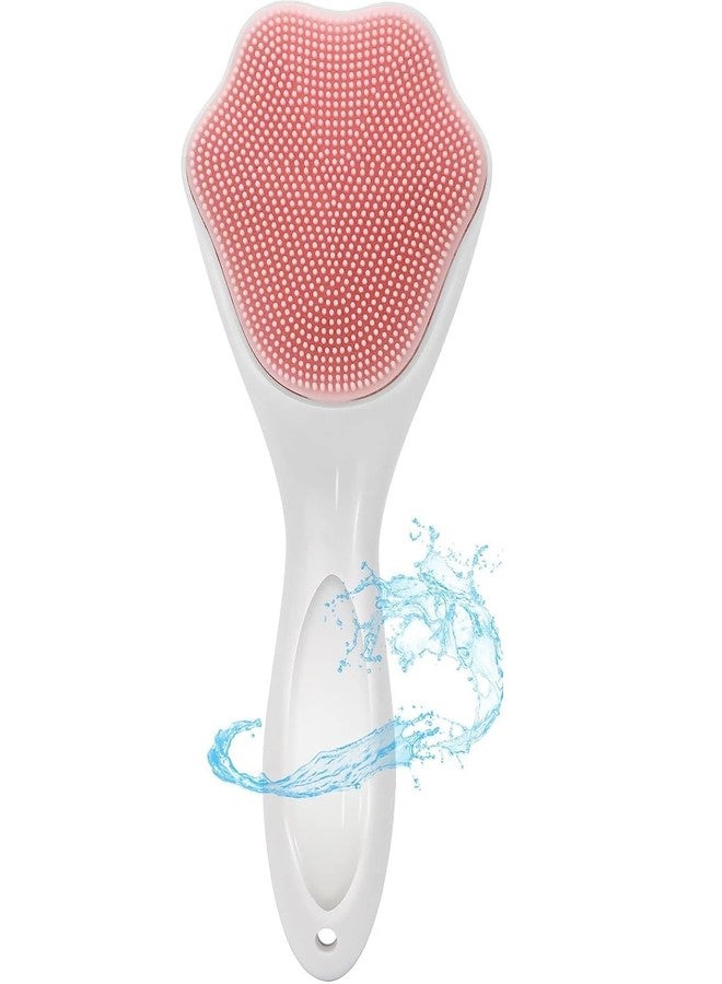 PRYFIL Silicone Face Scrubber Exfoliating Brush, Manual Handheld Facial Cleansing Brush Blackhead Scrubber, Soft Silicone bristles for Face Skincare (Multicolor) - Image 1