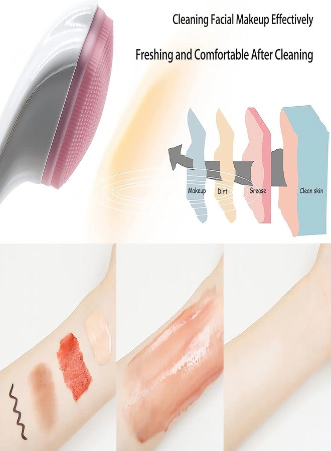 PRYFIL Silicone Face Scrubber Exfoliating Brush, Manual Handheld Facial Cleansing Brush Blackhead Scrubber, Soft Silicone bristles for Face Skincare (Multicolor) - Image 5