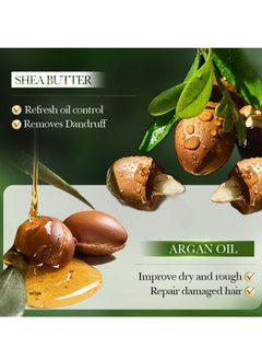 SADOER SADOER Shea Butter Argan Oil Shampoo Smooth Nourishing Cleansing Shampoo 52ml  - Image 3