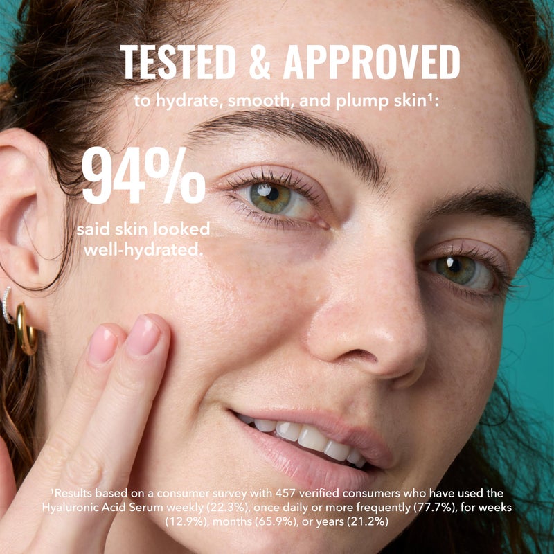 Good Molecules مصل حمض الهيالورونيك من Good Molecules - تركيبة مرطبة غير دهنية لترطيب البشرة وإضفاء النضارة عليها - 1% حمض الهيالورونيك، مضاد للشيخوخة، للعناية بالبشرة على الوجه - Image 4