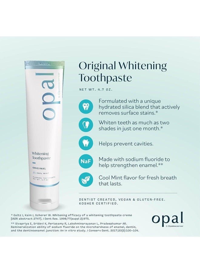 Opalescence أوبال من أوباليسنس معجون تبييض الأسنان (عبوة من 3) - نكهة النعناع البارد - العناية بالفم، خالي من الجلوتين - 4.7 أونصة من إنتاج أولترادنت.- OPAL-TP-5760-3 - Image 3