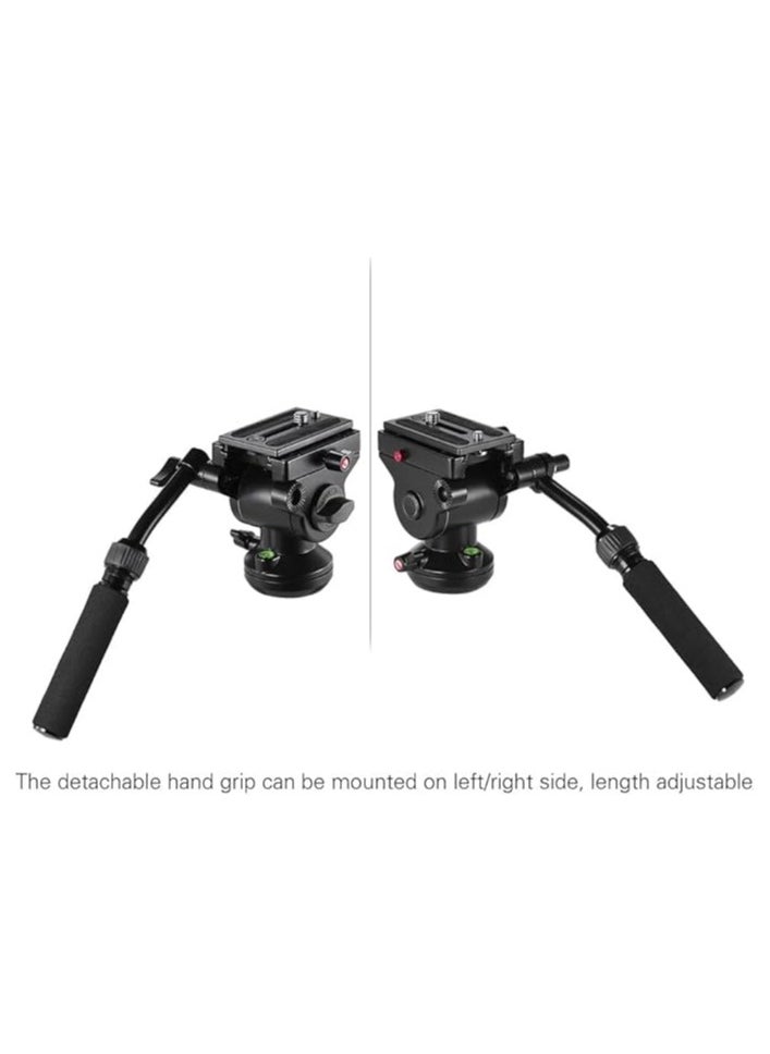 PROMAGE Click to see full view DS003H Tripod Head for 3-Axis 360 DSLR Cameras – Professional Photography Equipment Achieve smooth and precise adjustments directions, allowing for complete creative control over your shots  - Image 3