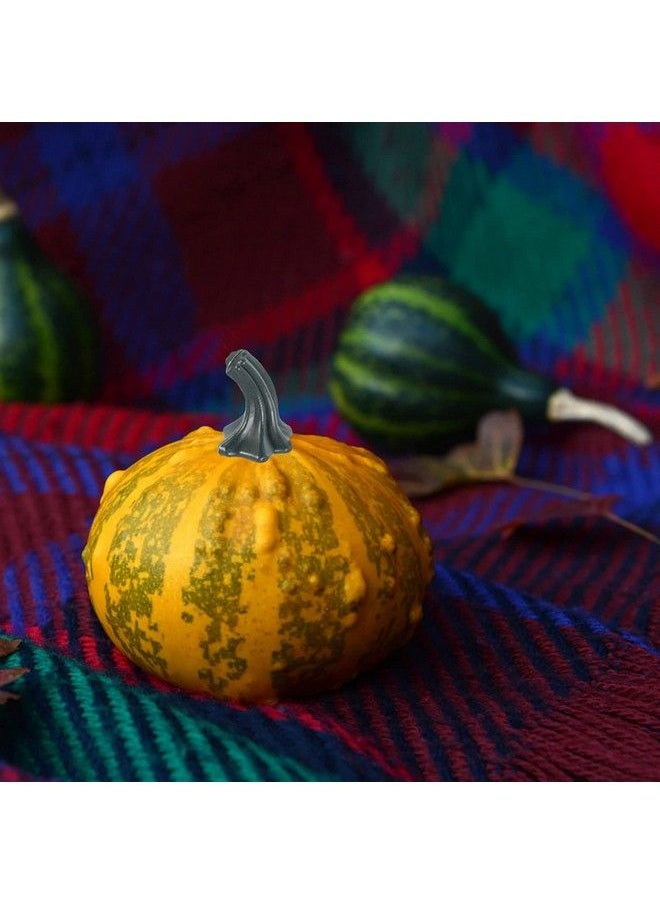 NUOBESTY - 24Pcs Fake Pumpkin Stems Diy Halloween Pumpkin Decoration Jack O Lantern Faux Harvest Thanksgiving Pumpkins For Halloween Thanksgiving Fall Decoration - Image 1