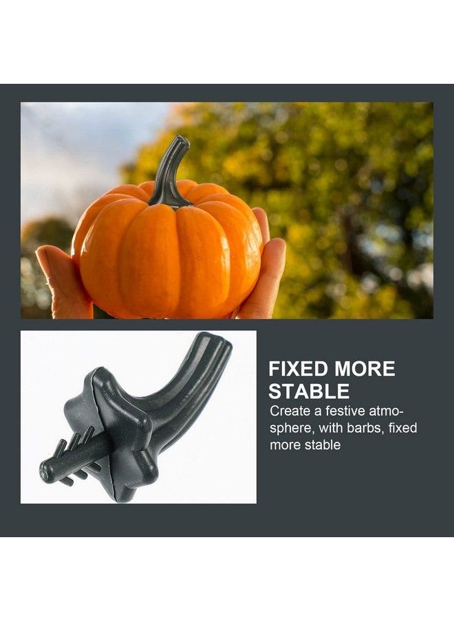 NUOBESTY - 24Pcs Fake Pumpkin Stems Diy Halloween Pumpkin Decoration Jack O Lantern Faux Harvest Thanksgiving Pumpkins For Halloween Thanksgiving Fall Decoration - Image 1