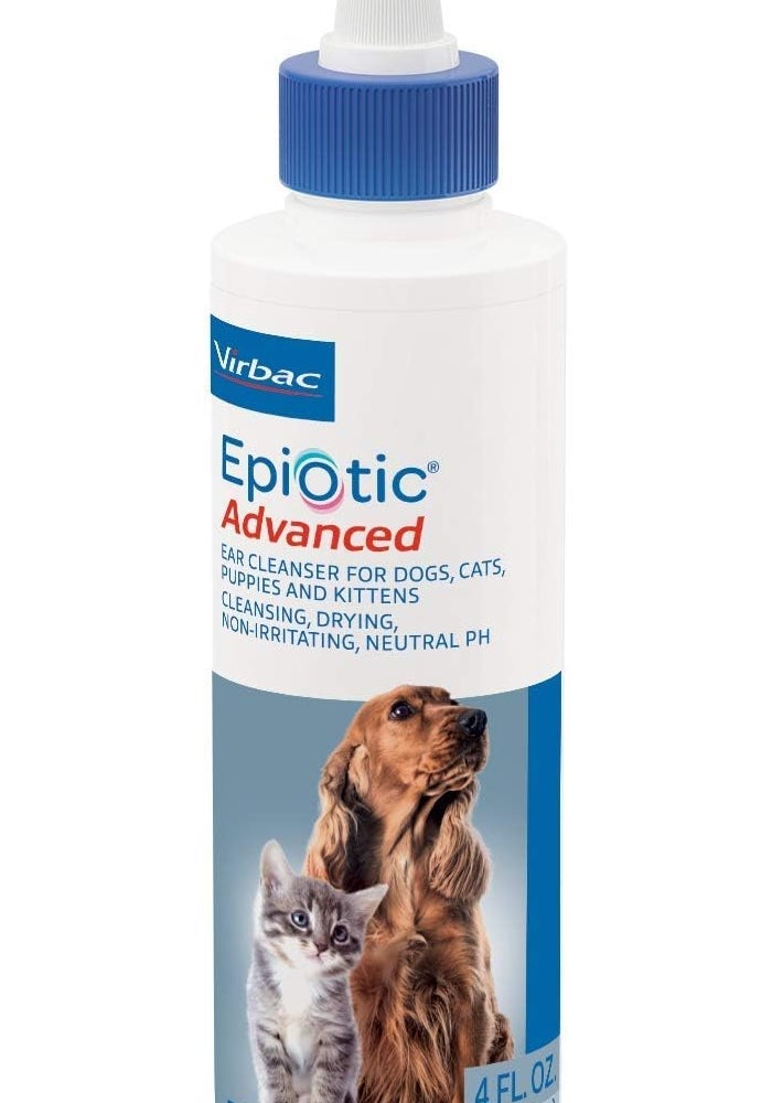 Virbac Epi-Otic Advanced Ear Cleanser for Dogs and Cats - 4 oz - Image 1