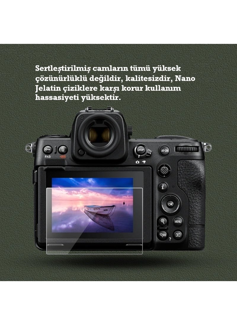 Rova - Cda Store Nikon Z30 Compatible 3 Pieces Camera LCD Screen Protector Nano Gelatin - Image 1