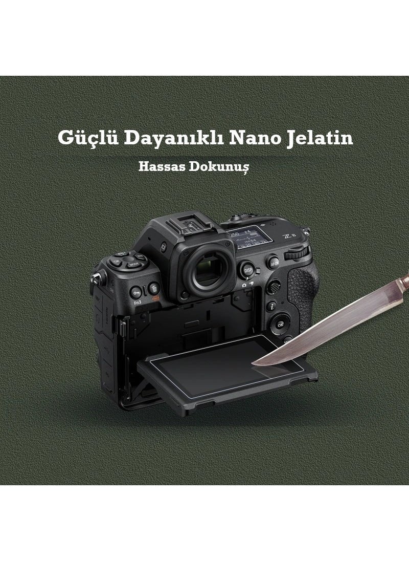 Rova - Cda Store Nikon Z30 Compatible 3 Pieces Camera LCD Screen Protector Nano Gelatin - Image 1