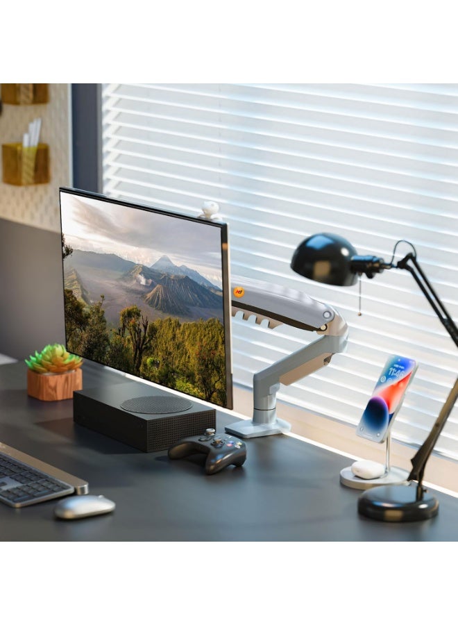 NB NORTH BAYOU F80-XV Single Monitor Arm for 17-30 Inch Screens – Adjustable Tilt, Swivel & Rotate with 9 kg Load Capacity, VESA 75 & 100 mm - Image 2