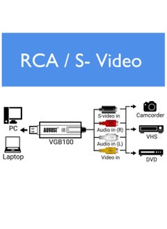 Generic Video Capture Card USB 2.0 Audio Device Old VHS Mini DV Hi8 DVD VCR To Digital Converter for Mac PC Support Windows 2000/10/8/7/Vista/XP/Android  - Image 4