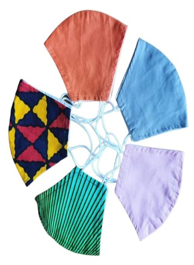 SpiffySky Cotton Face Mask | Reusable and Washable Mask | (Multicolour, Pack of 12, Without Valve) for Unisex - Image 2