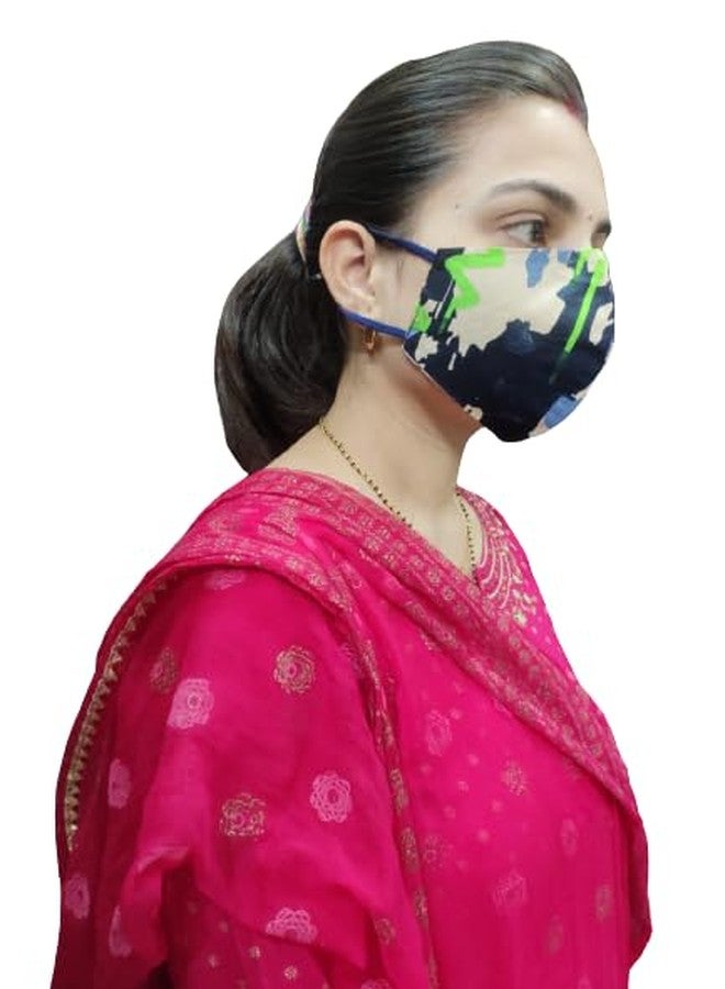 SpiffySky Cotton Face Mask | Reusable and Washable Mask | (Multicolour, Pack of 12, Without Valve) for Unisex - Image 5