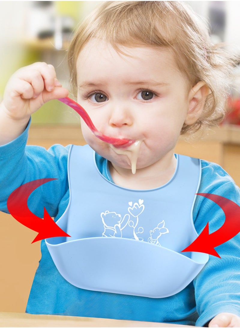 Generic - Cartoon Silicone Children's Bib - Image 1