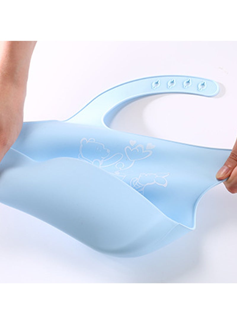Generic - Cartoon Silicone Children's Bib - Image 1